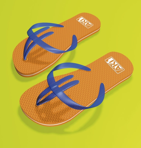 Diseño 3D Chanclas Aki modelo Euro.