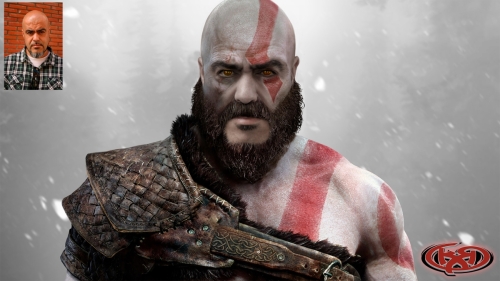Fotomontaje  Yo Kratos.
